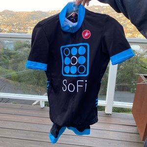 EUC Castelli cycling Jersey and bibs kit “SoFi” medium